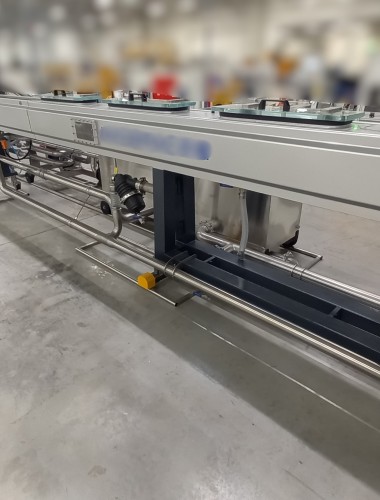 Reconstruction of cooling baths on the production line